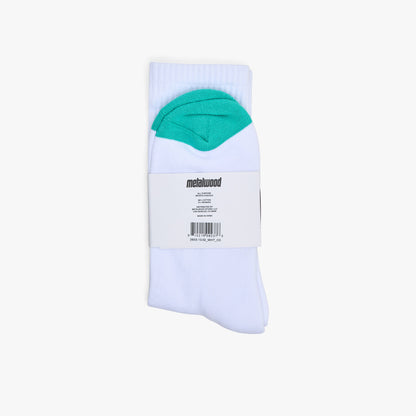Metalwood That's Golf Crew Socks / White