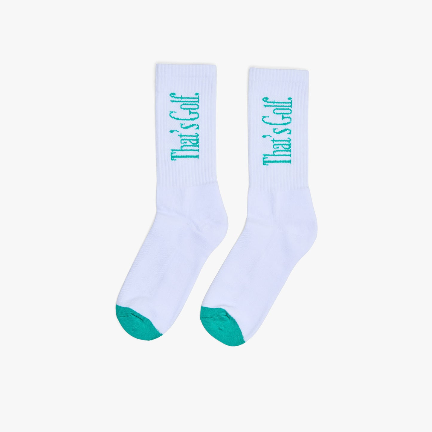 Metalwood That's Golf Crew Socks / White