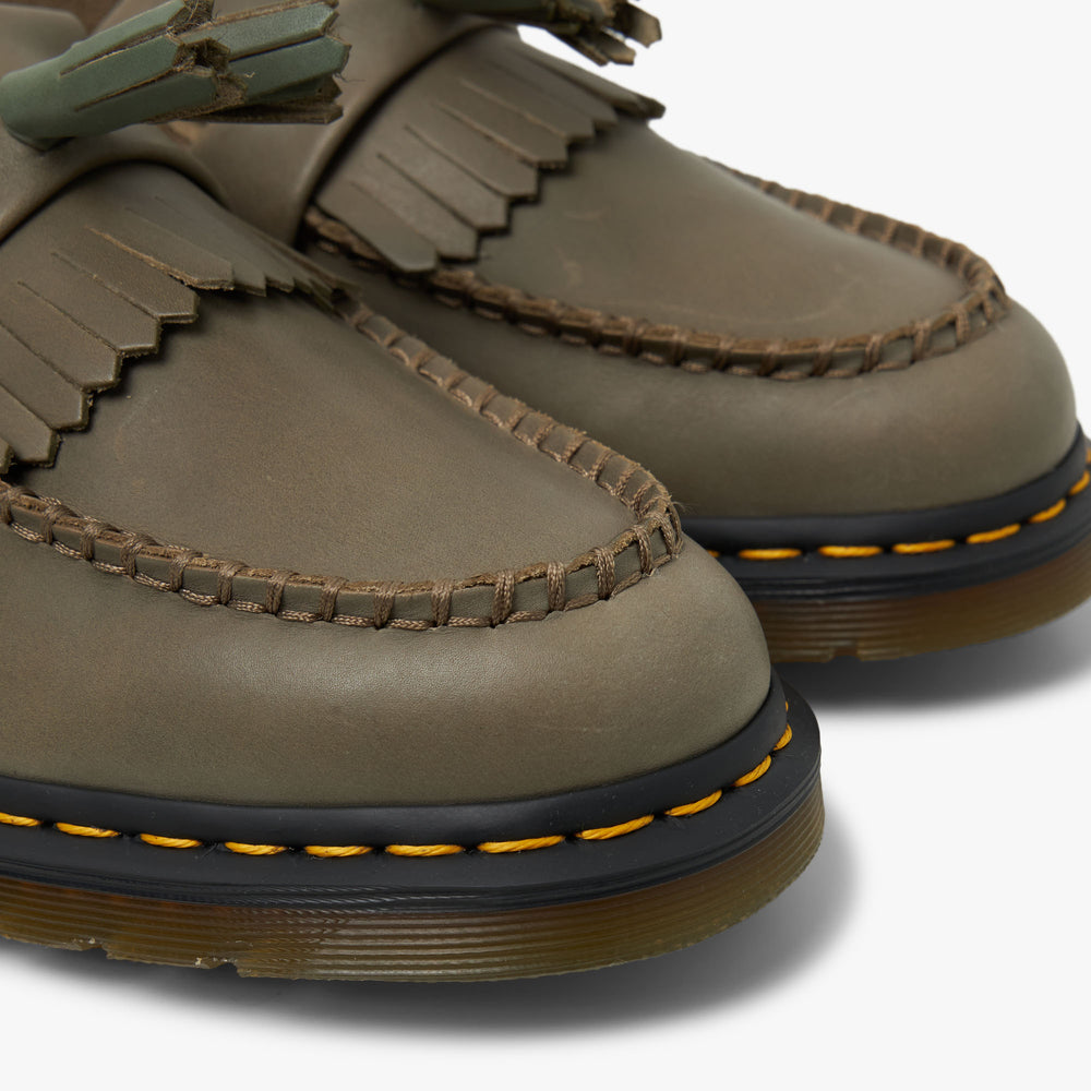 Dr. Martens Adrian Tassel Loafer / Olive Carrara Leather