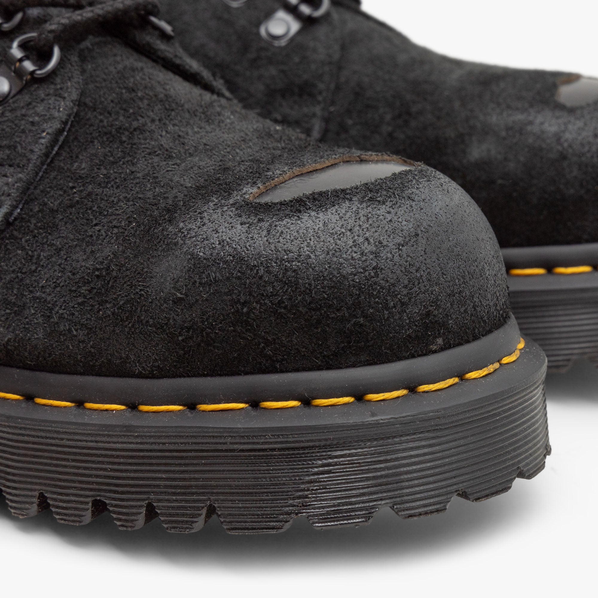 1461 ST ブラック ヘアリー スエード Dr. Martens 1461 Hairy Suede Black – Livestock