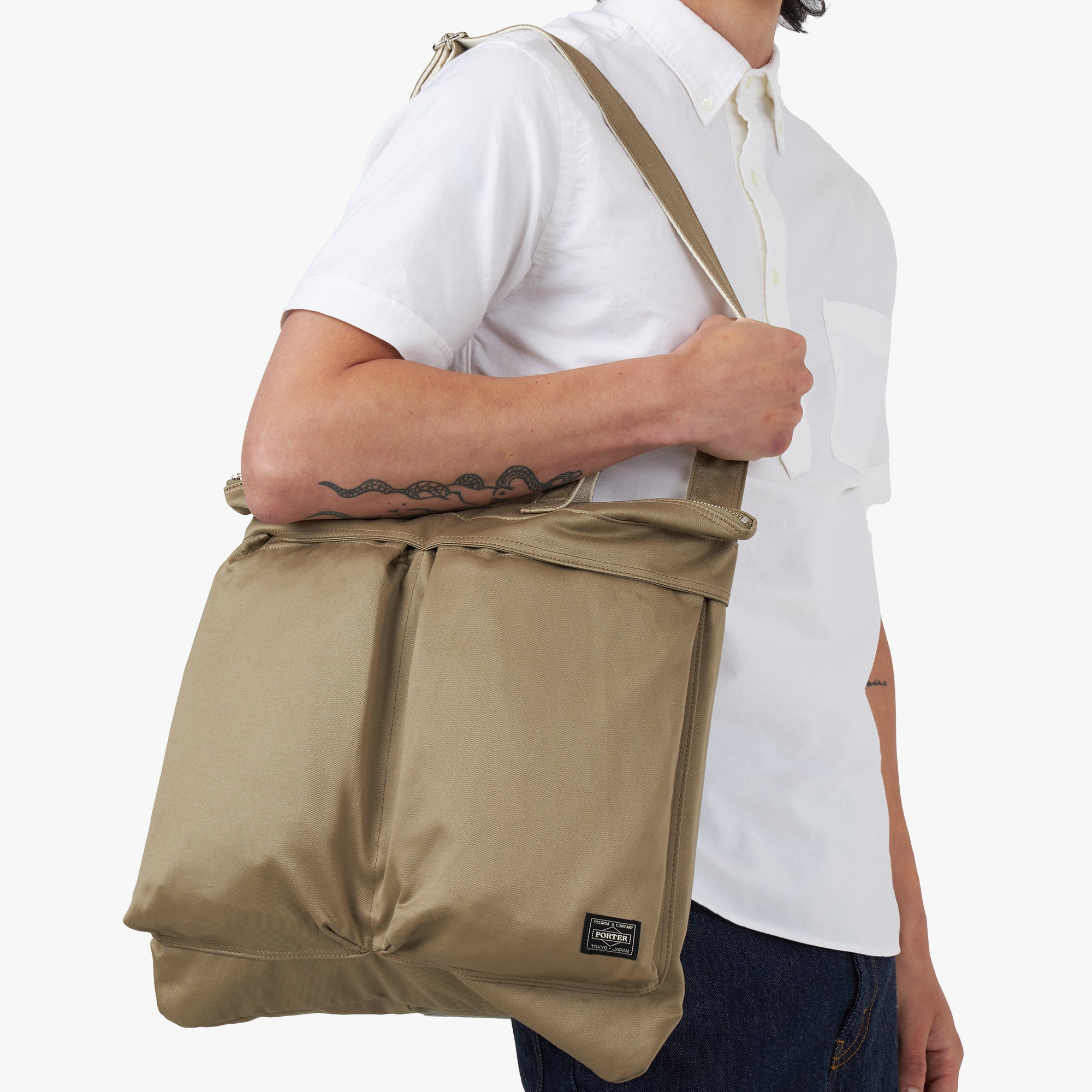 PORTER Weapon 2Way Helmet Bag / Beige – Livestock