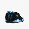 Jordan 14 Retro Black / White - University Blue   3
