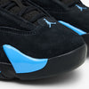 Jordan 14 Retro Black / White - University Blue   6