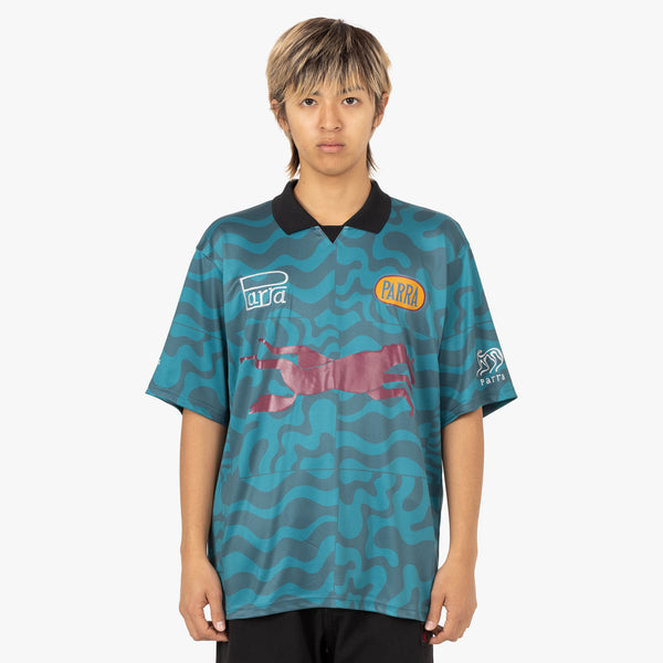by Parra Flage Polo Shirt / Deep Sea Green – Livestock