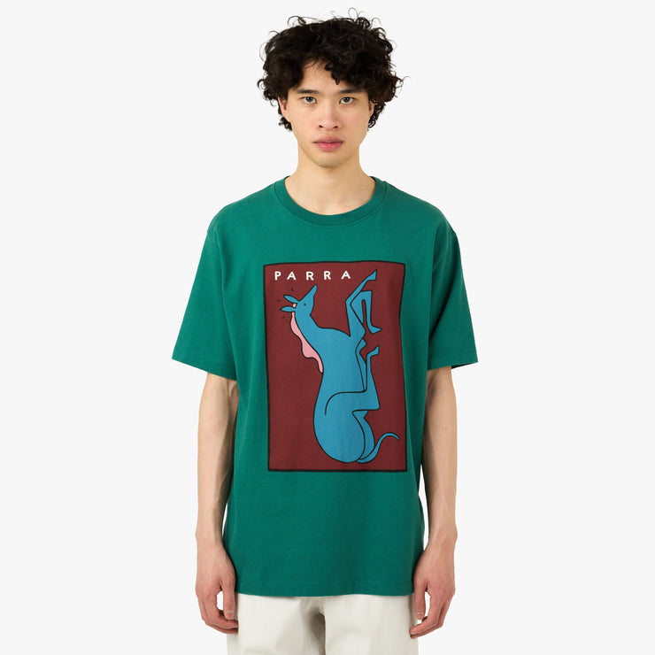 by Parra Vertical Horse T-Shirt Green 1