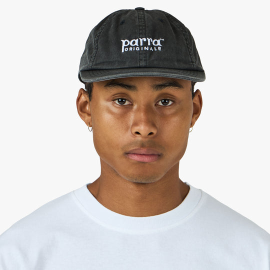 by Parra Originale 6 Panel Hat Black