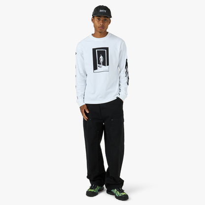 by Parra « The Hotel » T-Shirt à Manches Longues Blanc