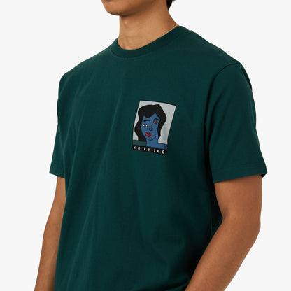 by Parra Nothing Please T-Shirt Pine Green