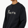 by Parra Weird Trad Logo Chandail à capuchon Bleu Marine Foncé 4