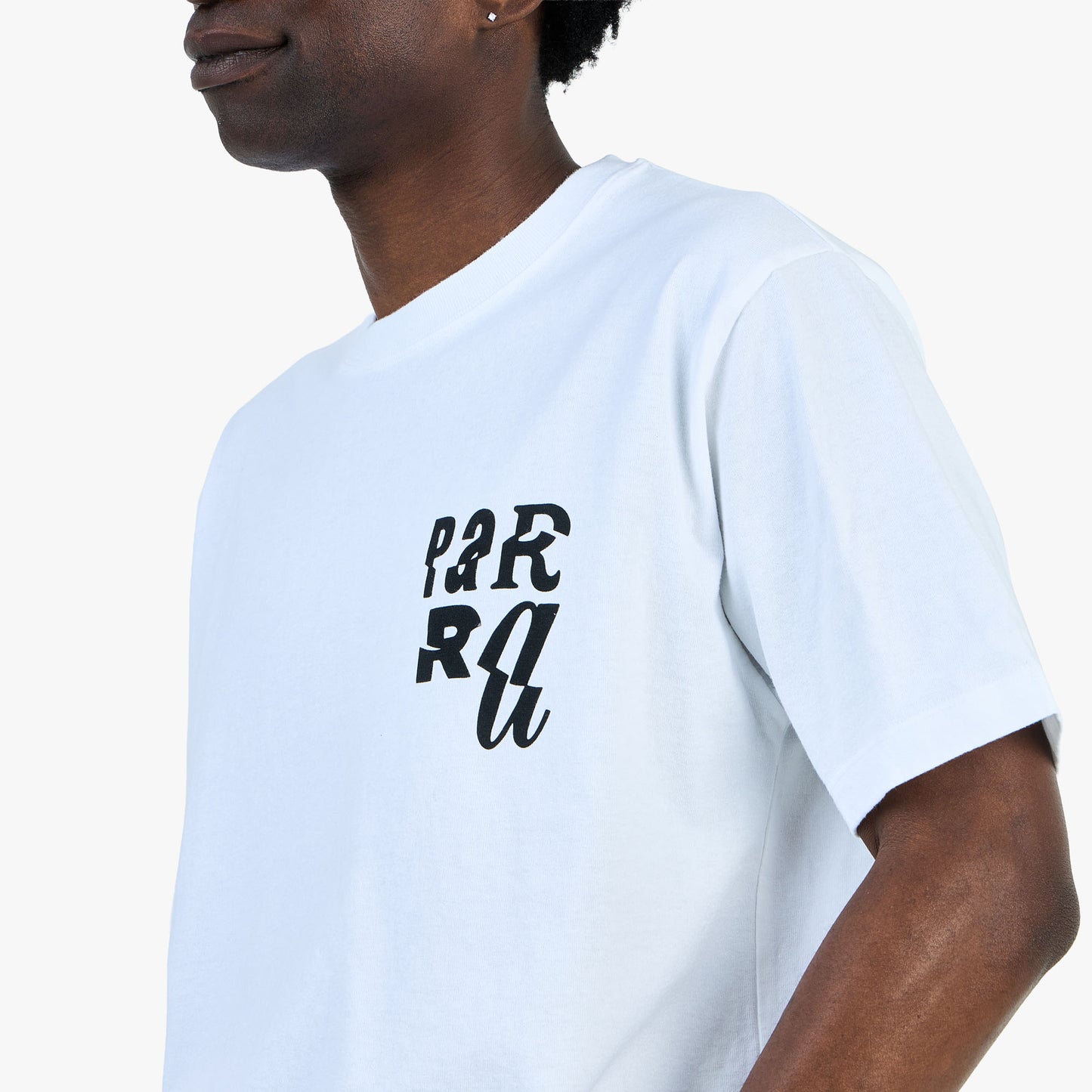 T-shirt by Parra Why Are You Here / Blanc