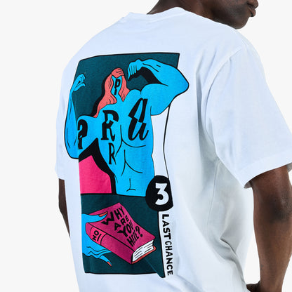 T-shirt by Parra Why Are You Here / Blanc