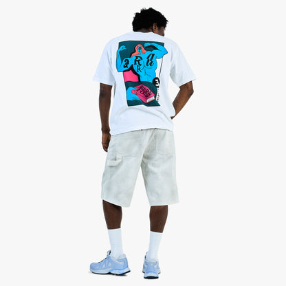 T-shirt by Parra Why Are You Here / Blanc