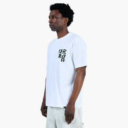 T-shirt by Parra Why Are You Here / Blanc