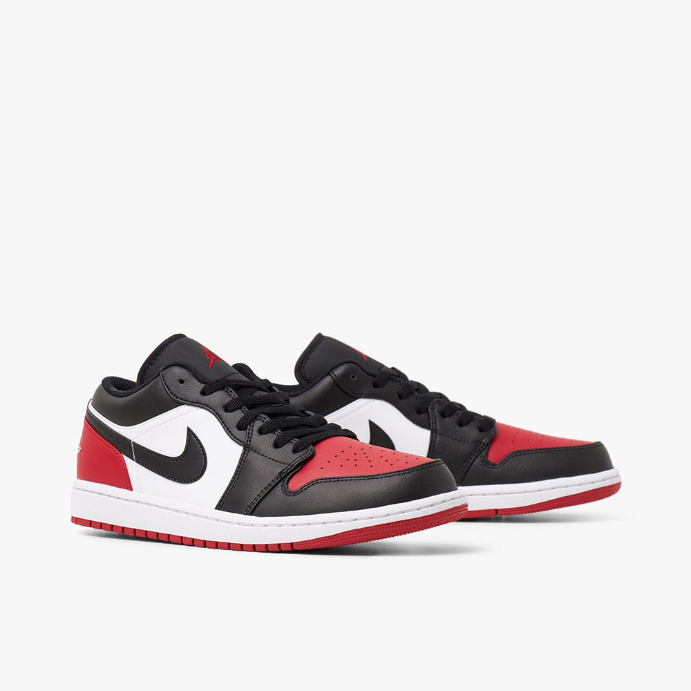 Jordan 1 Low White / Black - Varsity Red