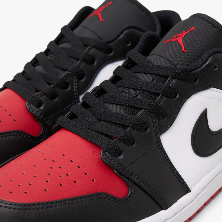 Jordan 1 Low White / Black - Varsity Red – Livestock