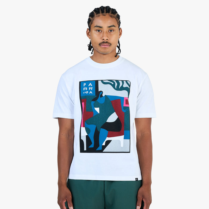 T-shirt by Parra Leaving Now / Blanc 1