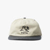 Casquette 5 panneaux Parra Yarn Bird / Blanc cassé 4