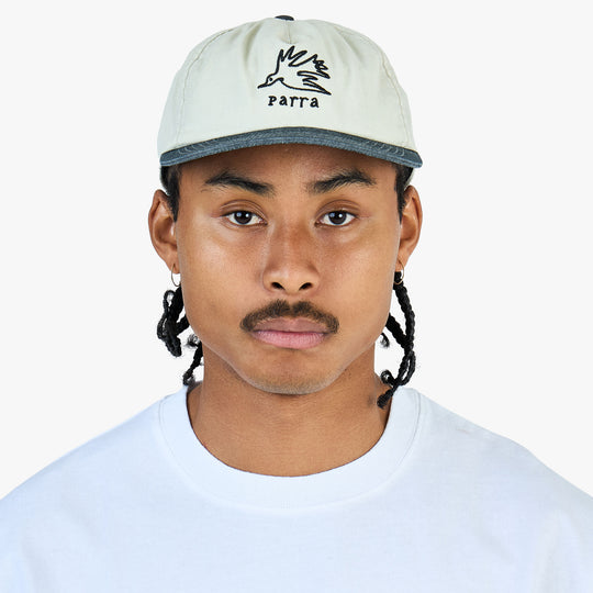 by Parra Yarn Bird 5 Panel Hat / Off White