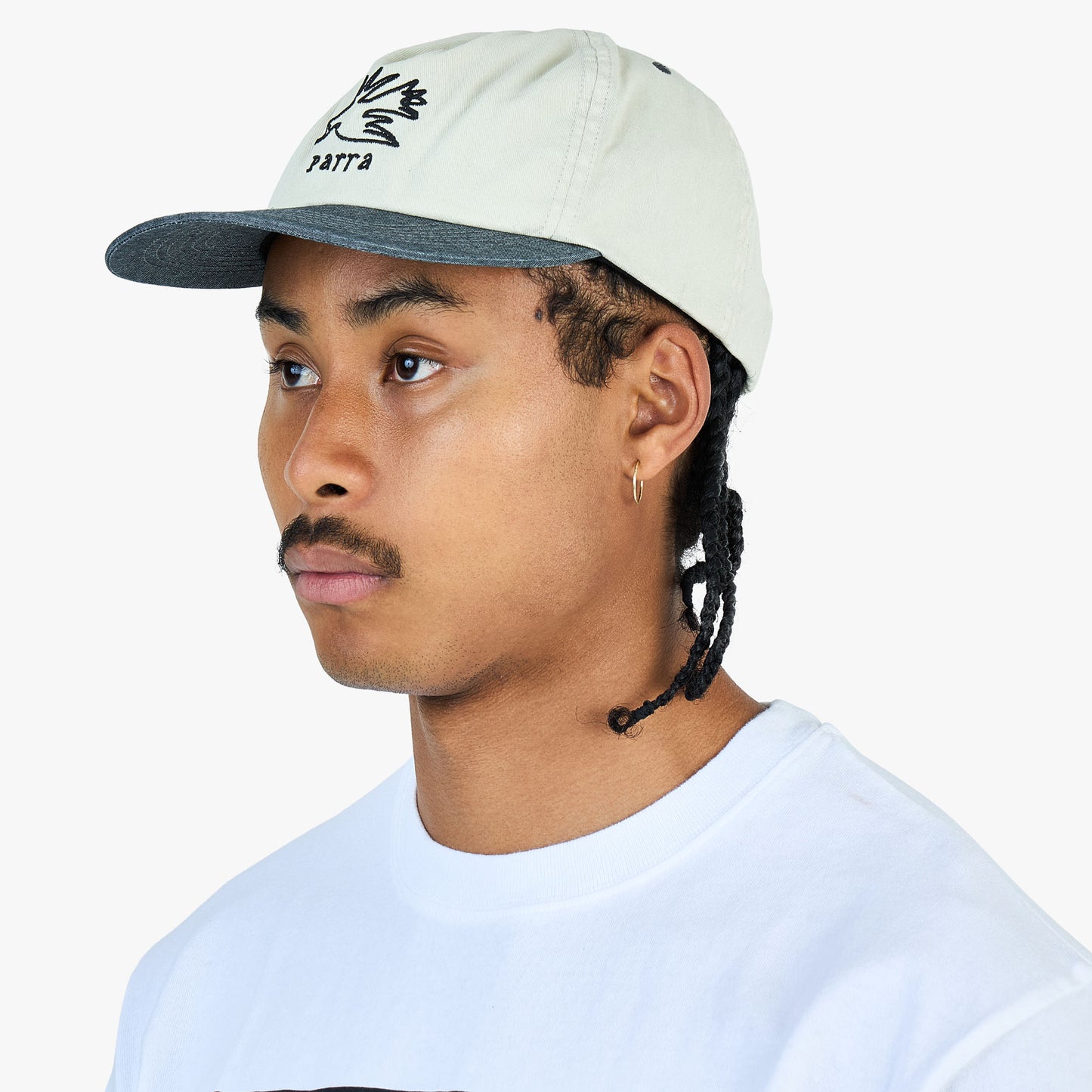by Parra Yarn Bird 5 Panel Hat / Off White