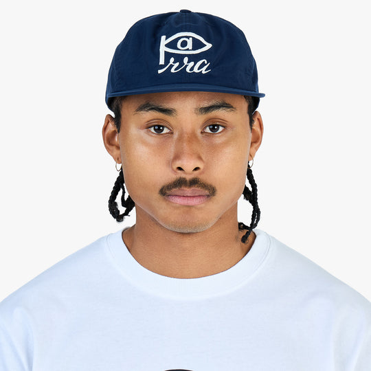 by Parra Weird Eye Logo 6 Panel Hat / Blue