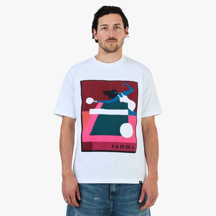 by Parra Ping Ponged T-Shirt / White 1