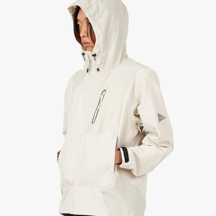and wander Stretch Shell Jacket / Off White