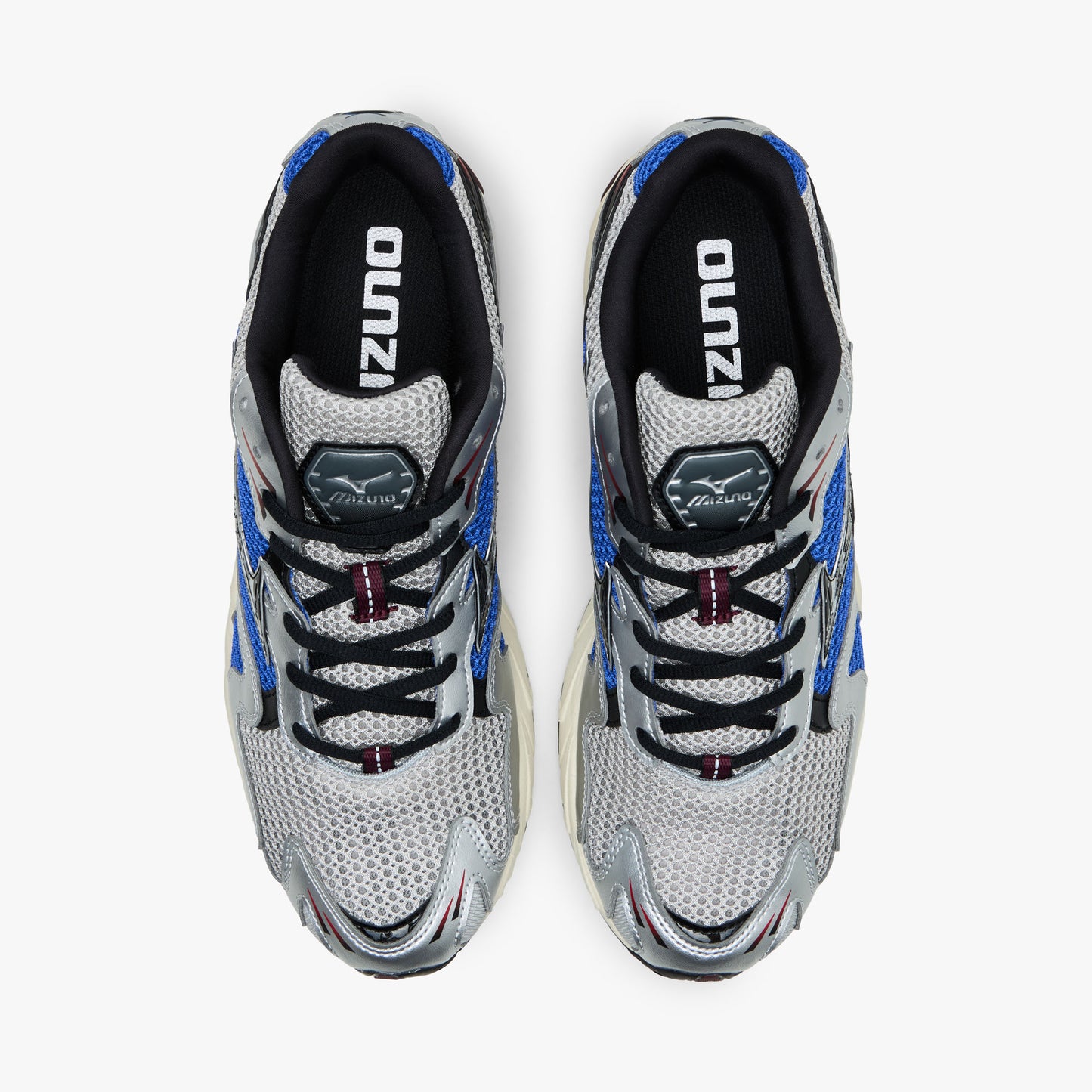 Mizuno Wave Rider 10 Sport Harbor Mist / Noir - Bleu Éclatant