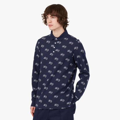 PUMA x Noah Jacquard Polo Shirt / Puma Navy