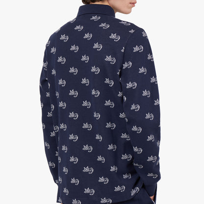 PUMA x Noah Jacquard Polo Shirt / Puma Navy
