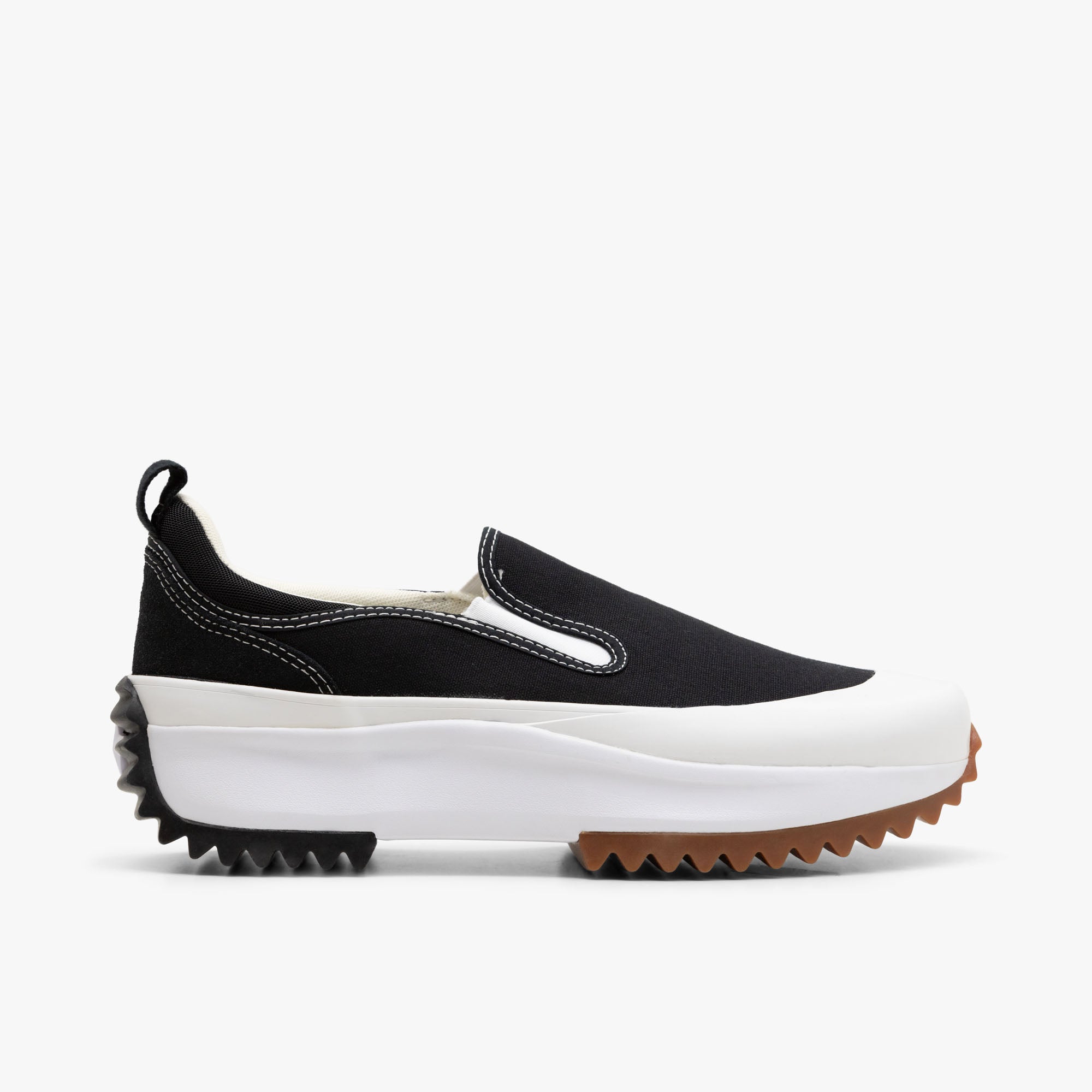 Converse Run Hike Slip Plateforme Noir / Blanc   1