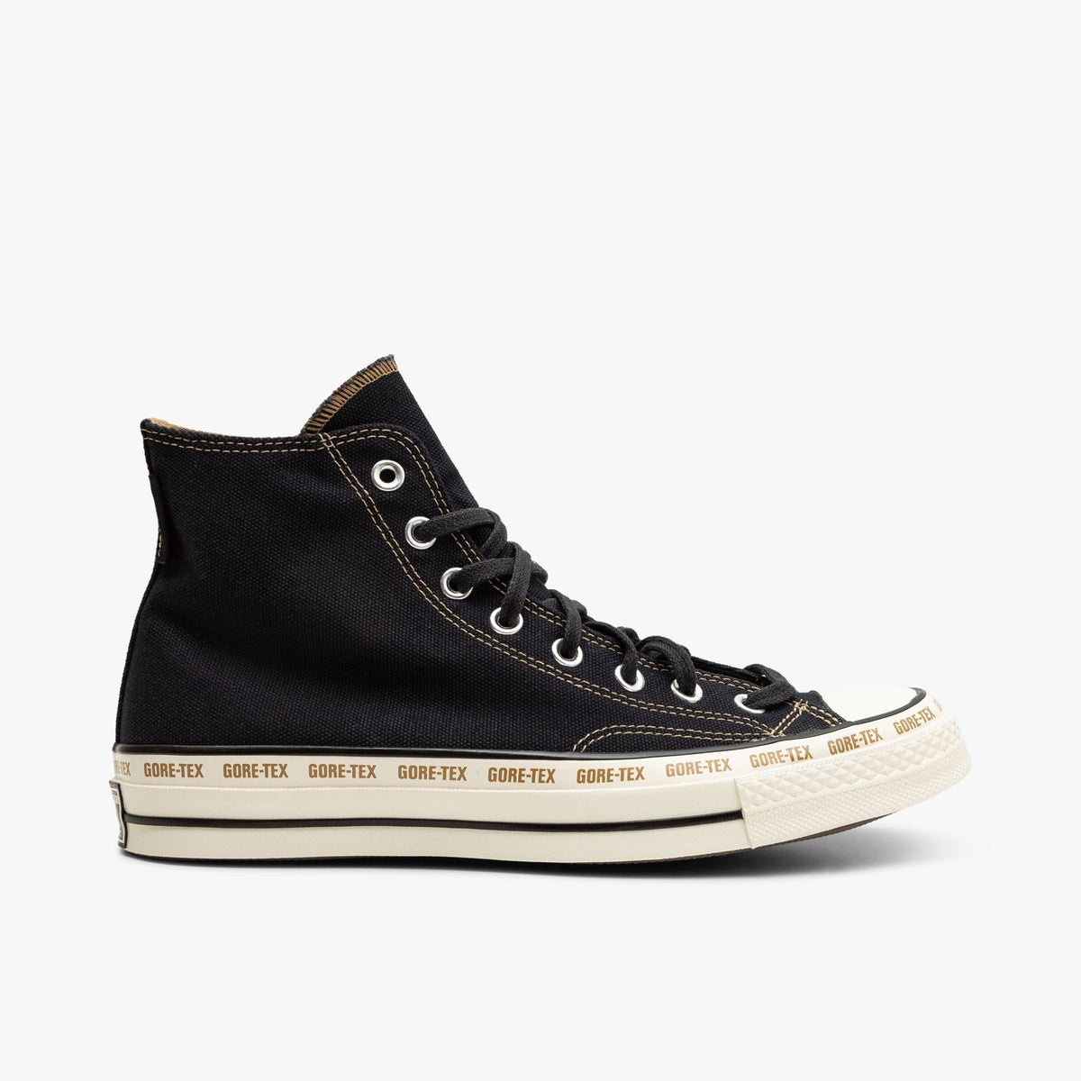 Converse Chuck 70 Hi GTX Noir / Tabouret de crapaud Beige - Aigrette