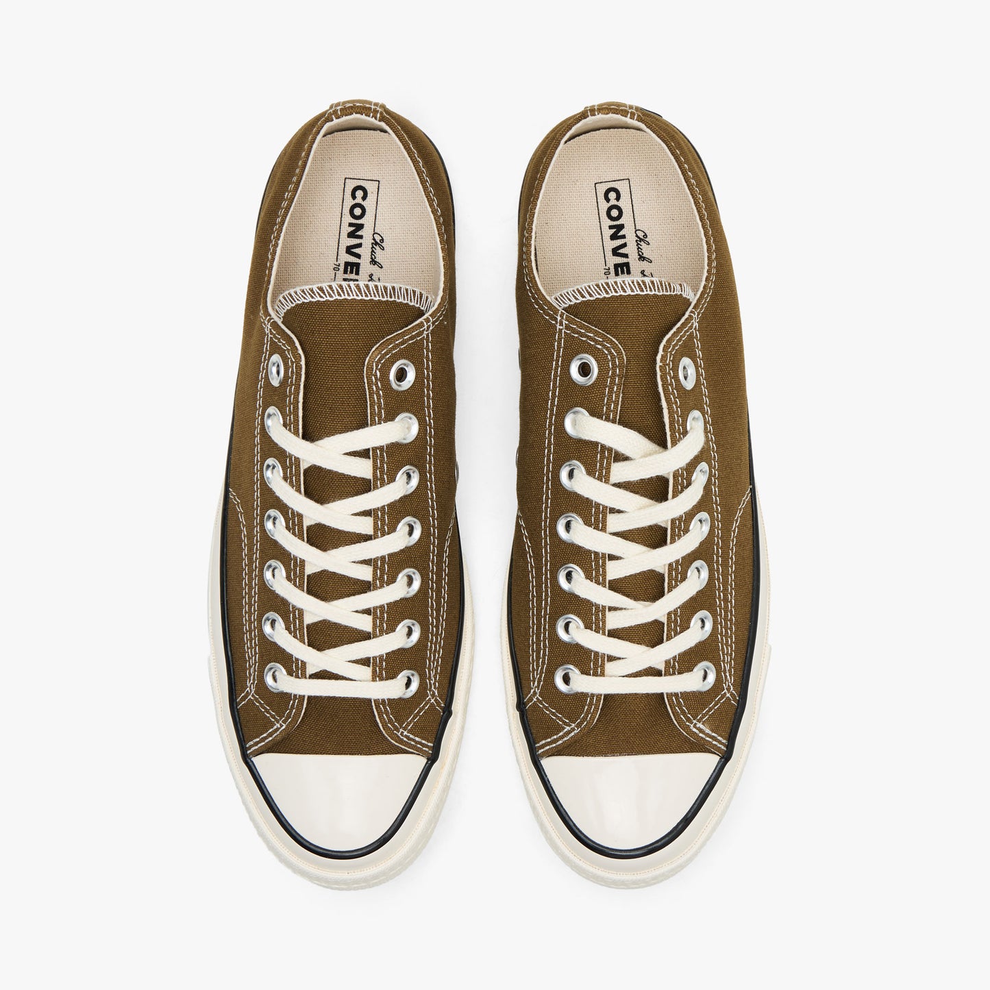 Converse Chuck 70 Toile Bog Down / Egret - Noir