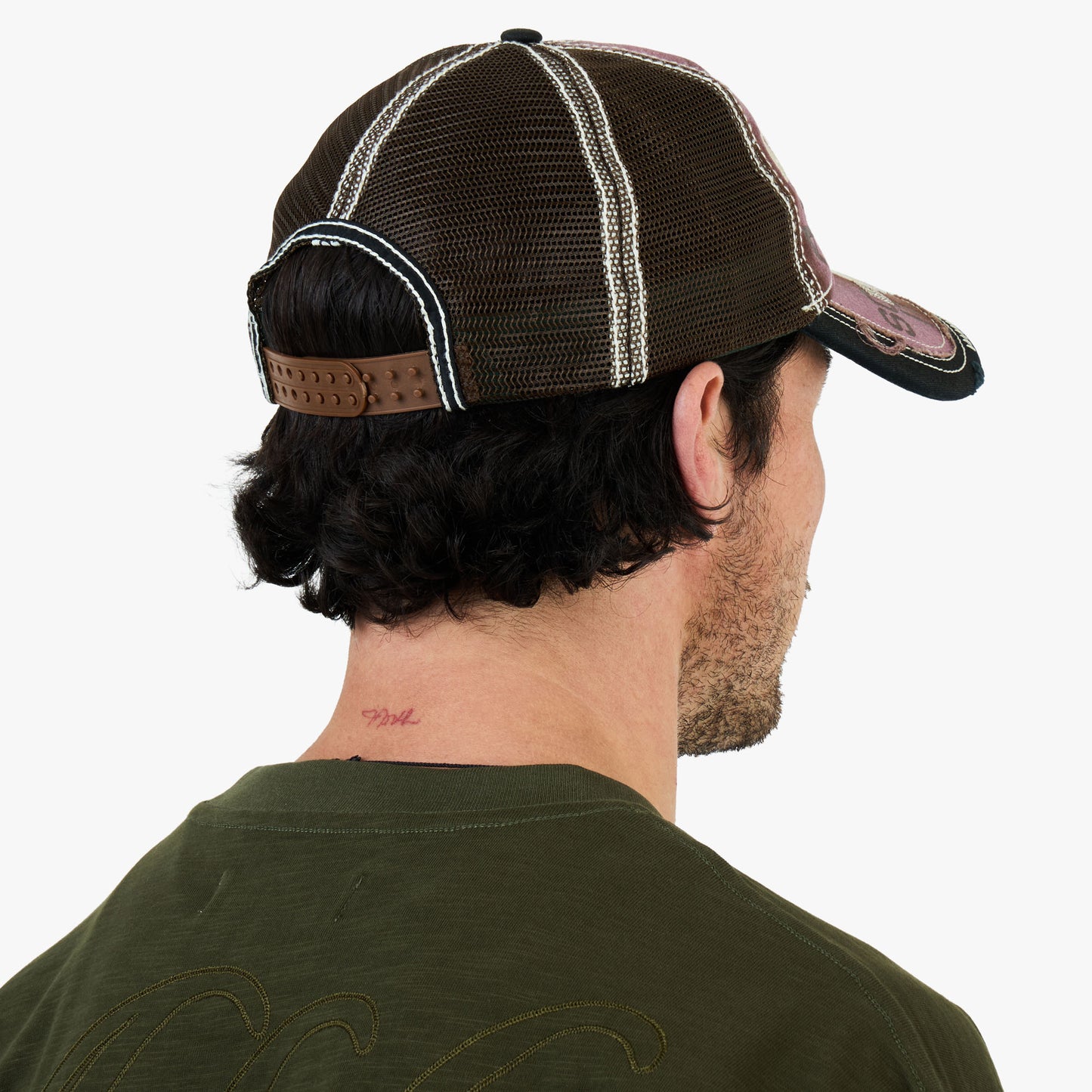 Adidem Asterisks Frayed Trucker / Brown
