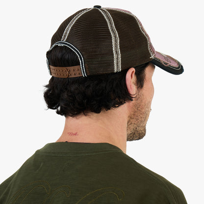 Adidem Asterisks Frayed Trucker / Brown