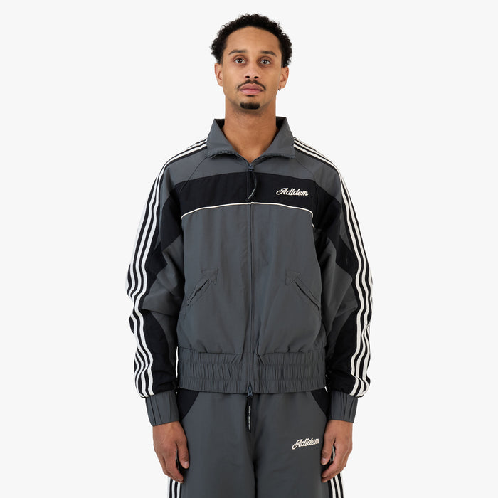 Adidem Astericks Stripped Tracket Jacket Black 1