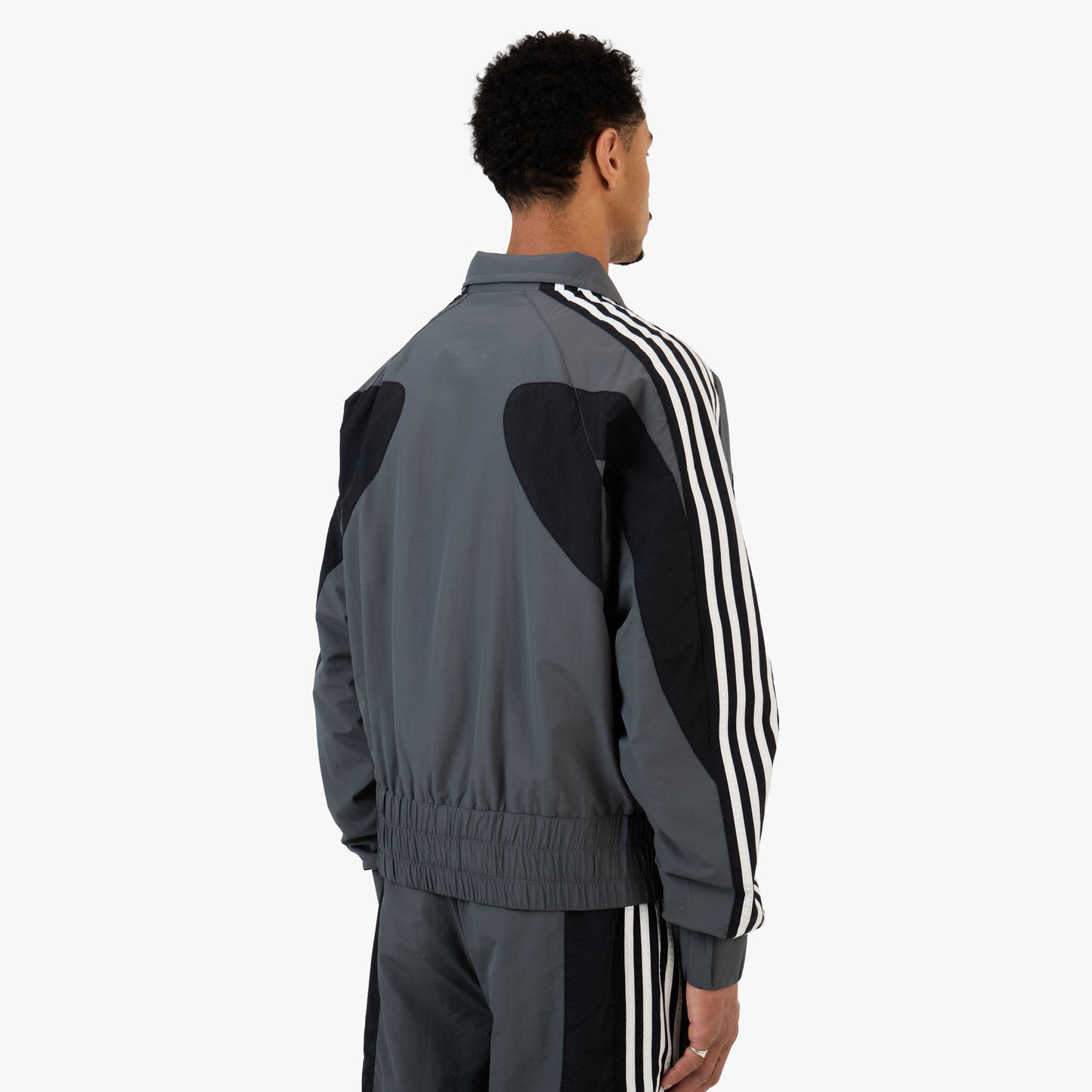 Adidem Astericks Stripped Tracket Jacket Black