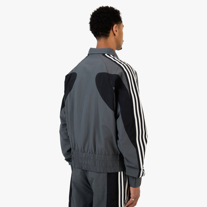 Adidem Astericks Stripped Tracket Jacket Black