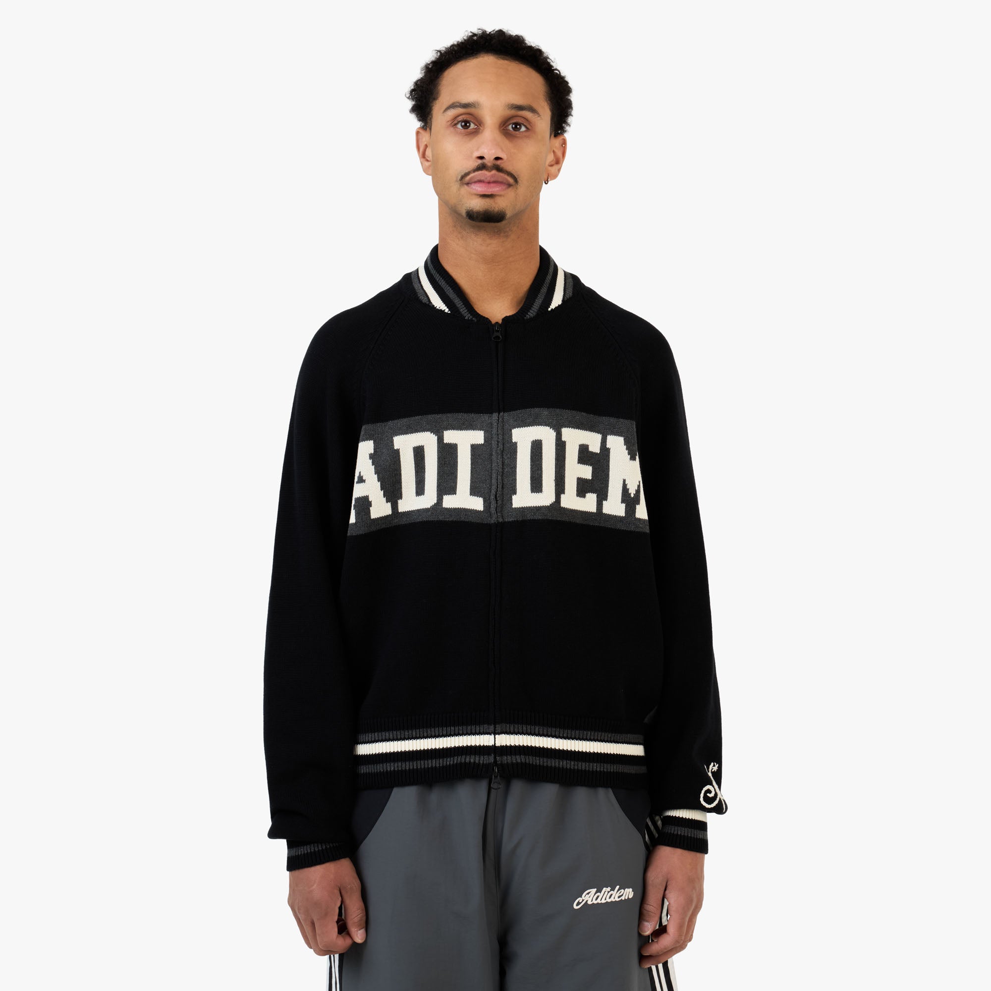 Adidem Astericks Knit Sport Sweater / Black | Livestock