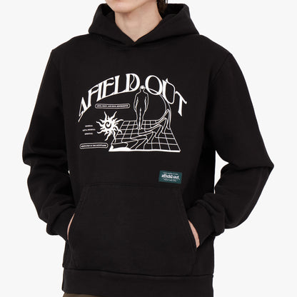 Afield Out Retreat Pullover Hoodie / Black