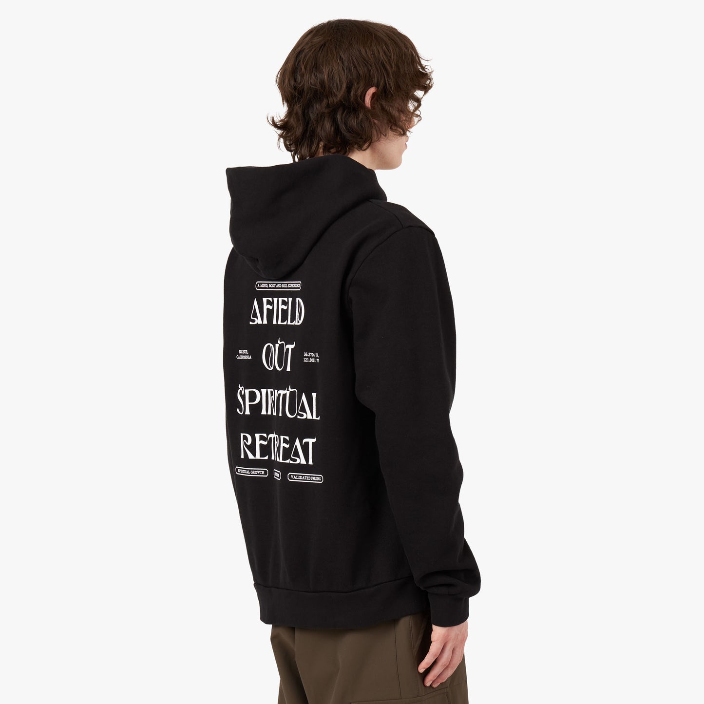Afield Out Retreat Pullover Hoodie / Black