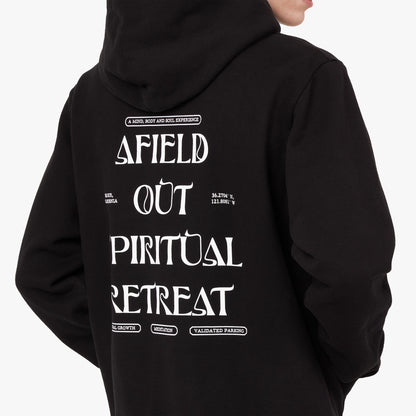 Afield Out Retreat Pullover Hoodie / Black
