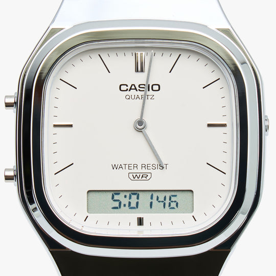Casio AQ-240E-7A2 Vintage Silver / Cream