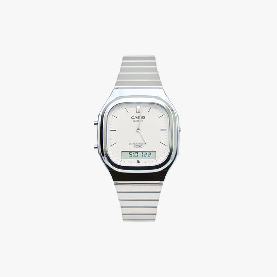 Casio AQ-240E-7A2 Vintage Silver / Cream