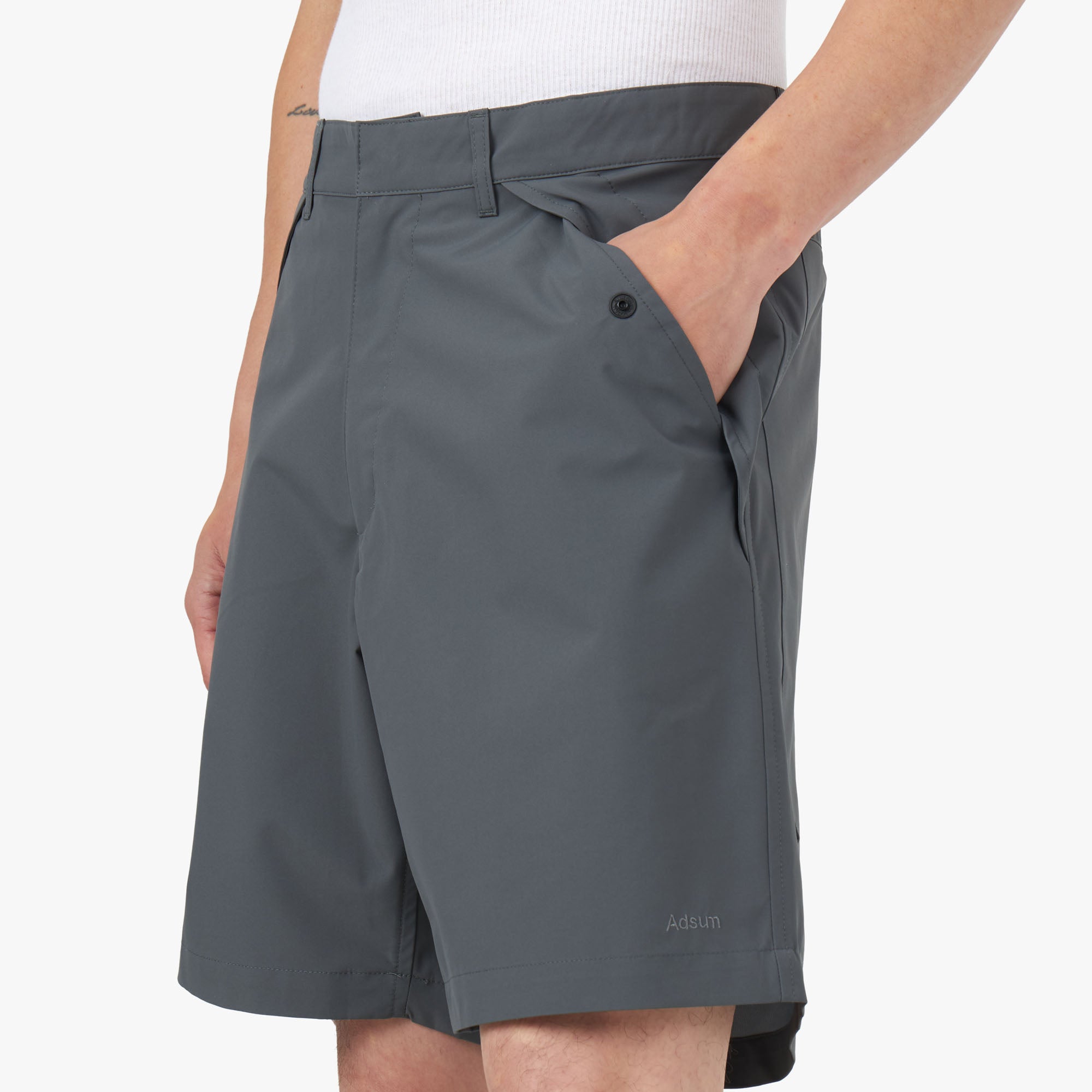 Adsum Atmosphere Shorts / Light Grey – Livestock