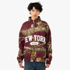 Awake NY New York Arch Quarter Zip Merlot 1