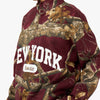 Awake NY New York Arch Quarter Zip Merlot 4