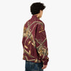 Awake NY New York Arch Quarter Zip Merlot 3