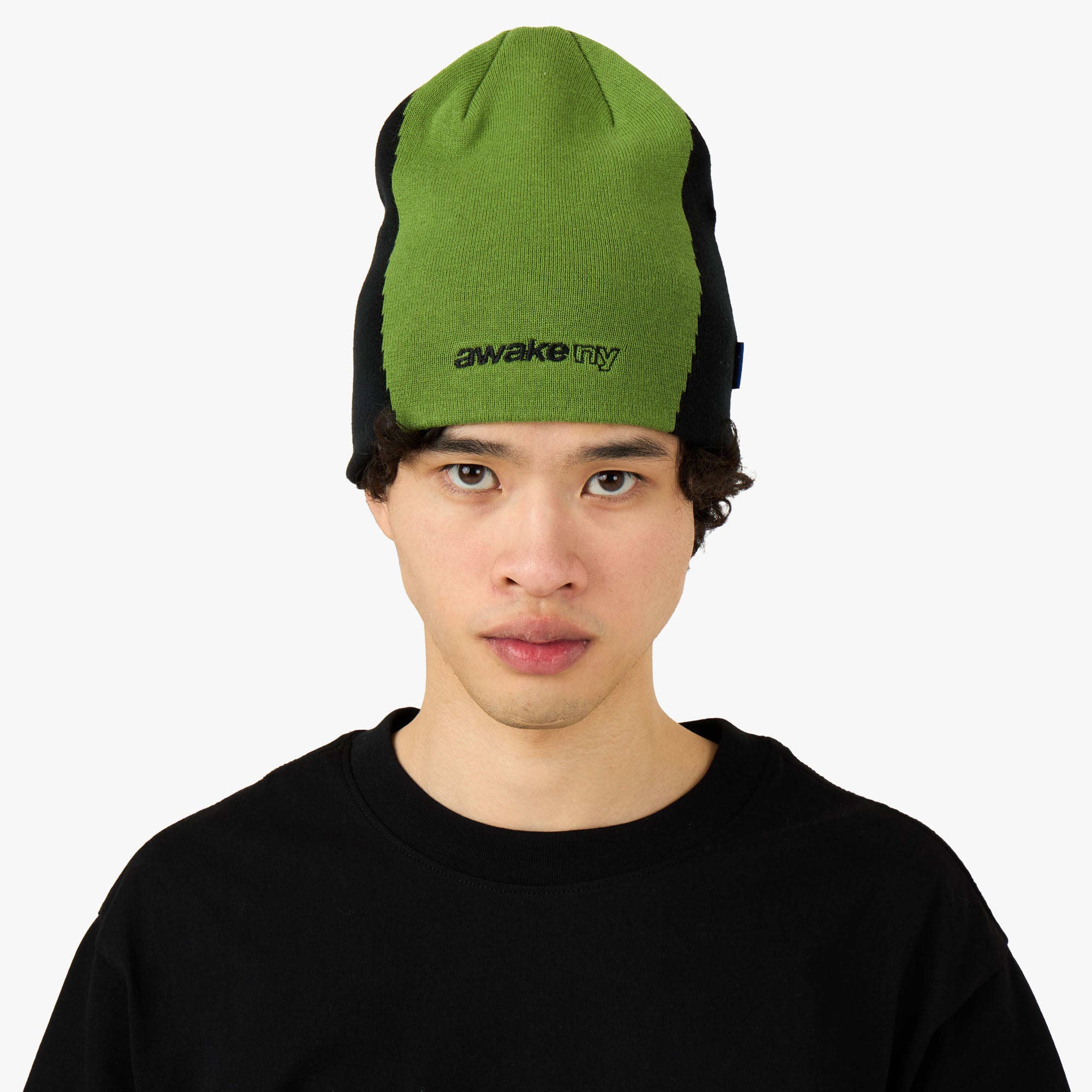 Awake NY Panel Beanie Green – Livestock