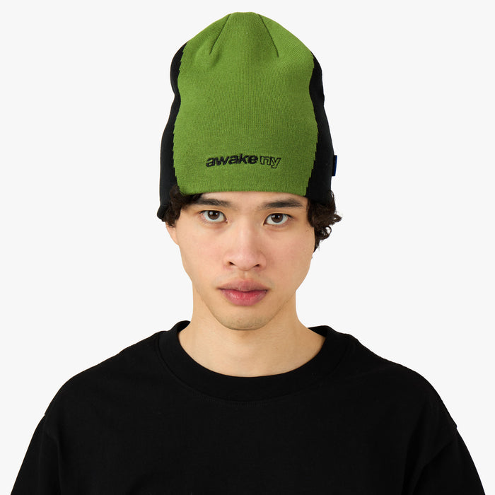 Awake NY Panel Beanie Green 1