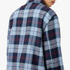 Awake NY Chemise en Flanelle à zip Bleu 5